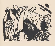 Riding Path (Reiterweg). From Klänge (Sounds) , 1913. Creator: Kandinsky, Wassily Vasilyevich (1866-1944)