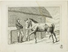 Riding School and Horses, 1806. Creator: Johann Adolph Darnstedt