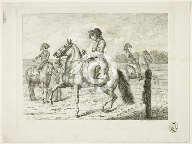 Riding School and Horses, 1806. Creator: Johann Adolph Darnstedt.