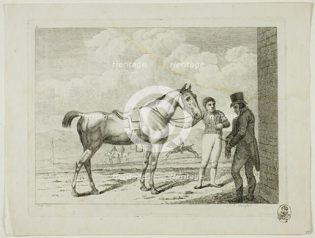 Riding School and Horses, 1806. Creator: Johann Adolph Darnstedt.