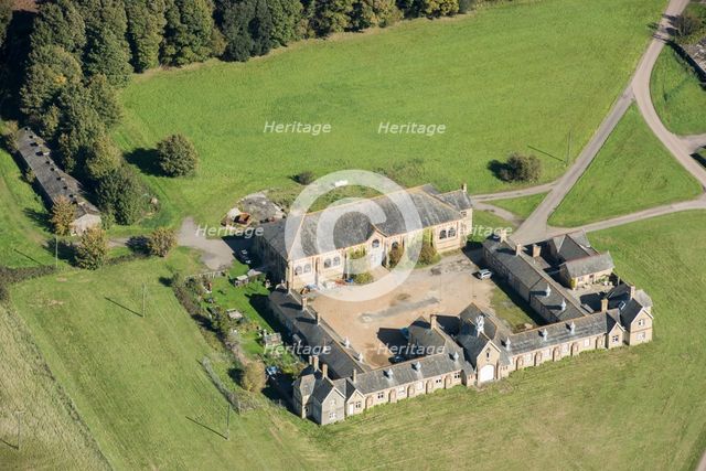 Riding school and stable courtyard, Waldershare Park, Kent, 2017. Creator: Historic England Staff Photographer.