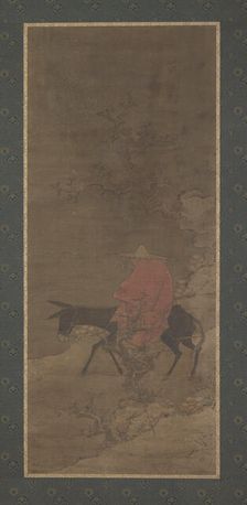 Riding Through Snow in Search of Plum Blossoms, Ming or Qing dynasty, 17th century. Creator: Unknown