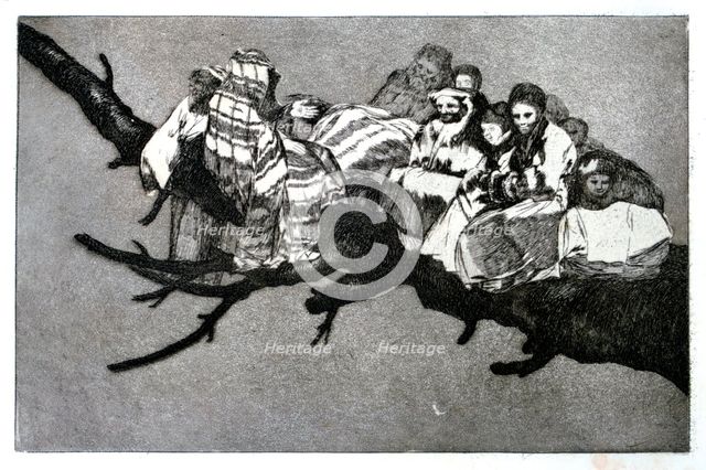 'Ridiculous Dream', 1819-1823. Artist: Francisco Goya