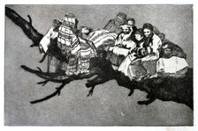 Ridiculous Dream 1819-1823. Artist: Francisco Goya