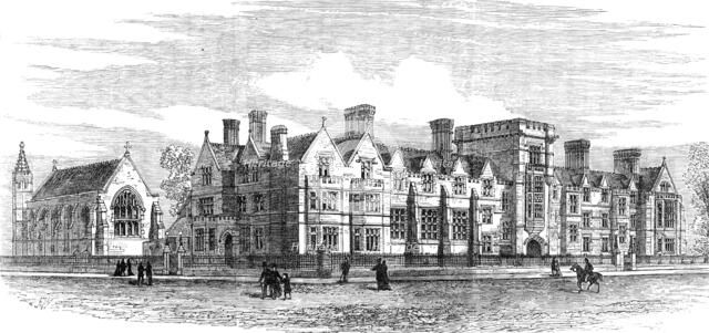 Ridley Hall, Cambridge, for theological students, 1881. Creator: Unknown.