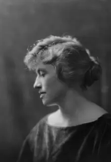 Rieber, D., Miss, portrait photograph, not before 1916. Creator: Arnold Genthe