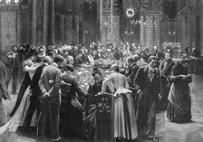 Rien ne va plus the gambling rooms at Monte Carlo, Monaco, 1890