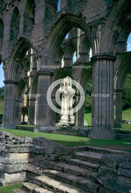 Rievaulx Abbey, 12th century. Artist: Unknown
