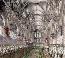 Rievaulx Abbey, 13th century, (c1990-2010). Artist: Peter Dunn