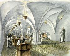 Rievaulx Abbey, 13th century, (c1990-2010). Artist: Peter Dunn