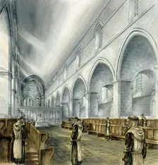 Rievaulx Abbey, 13th century, (c1990-2010). Artist: Peter Dunn