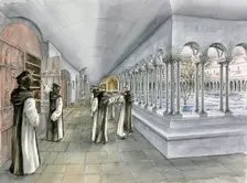 Rievaulx Abbey, 13th century, (c1990-2010). Artist: Peter Dunn