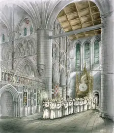 Rievaulx Abbey, 15th century, (c1990-2010). Artist: Peter Dunn