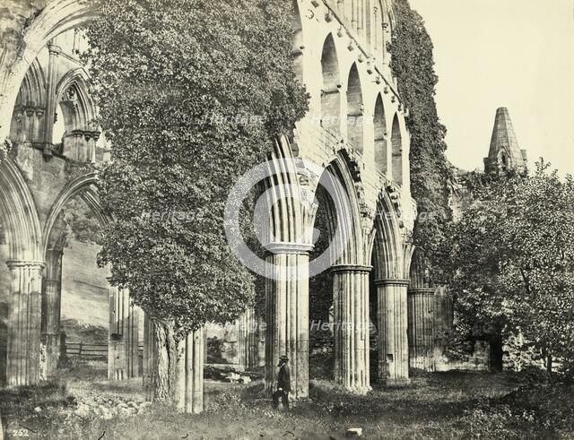 Rievaulx Abbey, North Yorkshire, 1850-1910. Artist: Unknown.