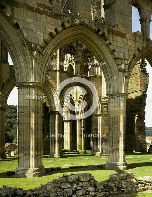 Rievaulx Abbey, North Yorkshire, 1988.  Artist: Paul Highnam
