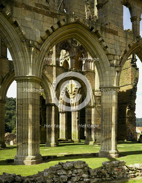 Rievaulx Abbey, North Yorkshire, 1988.  Artist: Paul Highnam