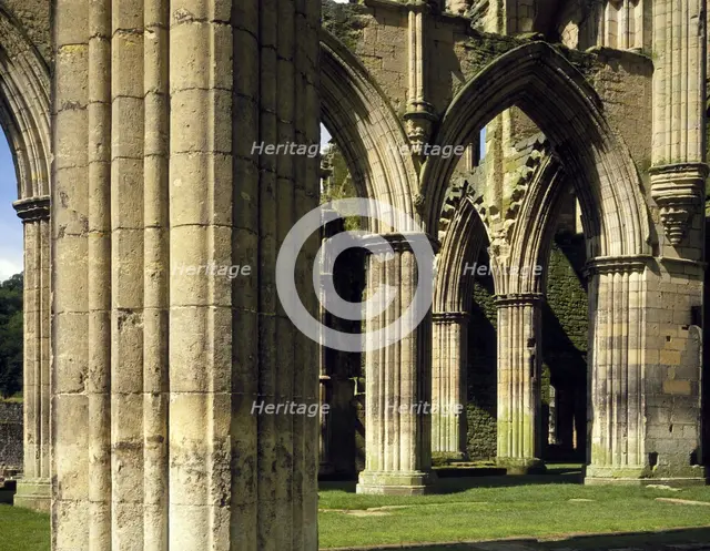 Rievaulx Abbey, North Yorkshire, 1988. Artist: Paul Highnam