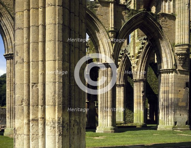 Rievaulx Abbey, North Yorkshire, 1988. Artist: Paul Highnam