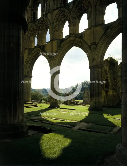 Rievaulx Abbey, North Yorkshire, 1988. Artist: Paul Highnam