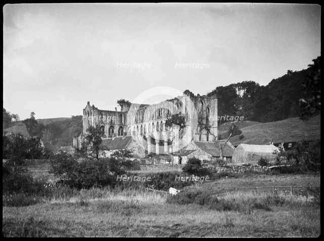 Rievaulx Abbey, Rievaulx, Ryedale, North Yorkshire, 1924-1929. Creator: Marjory L Wight.