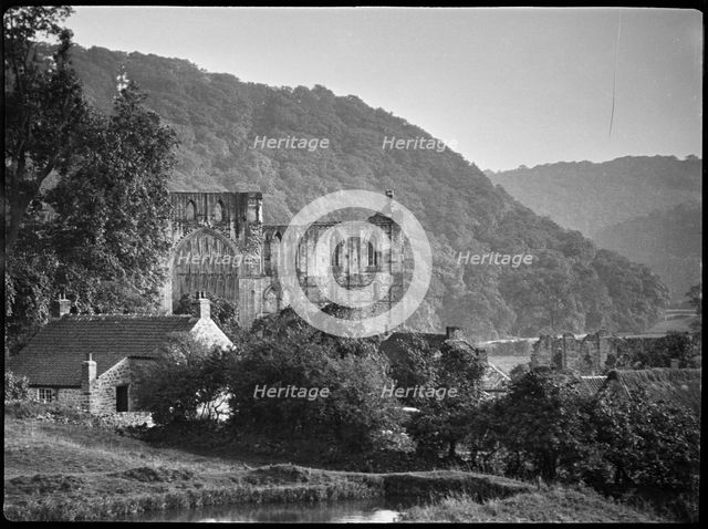 Rievaulx Abbey, Rievaulx, Ryedale, North Yorkshire, 1924-1929. Creator: Marjory L Wight.