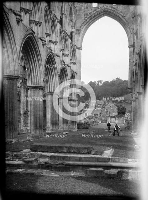 Rievaulx Abbey, Rievaulx, Ryedale, North Yorkshire, 1924-1929. Creator: Marjory L Wight.