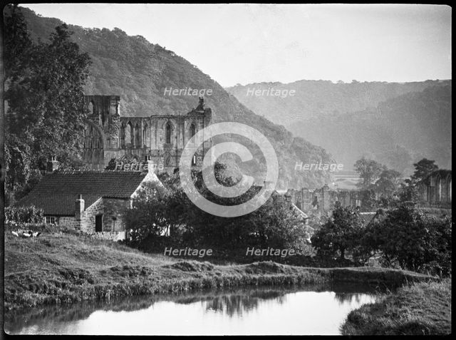 Rievaulx Abbey, Rievaulx, Ryedale, North Yorkshire, 1924-1929. Creator: Marjory L Wight.