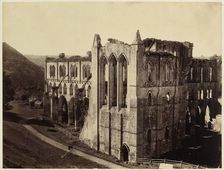 Rievaulx Abbey, the North Transept, 1854. Creator: Roger Fenton