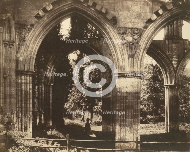 Rievaulx Abbey, the High Altar, 1854. Creator: Roger Fenton.
