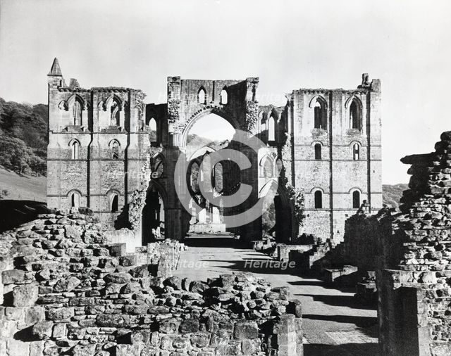 Rievaulx Abbey, Yorkshire, c1955.  Creator: Arthur Charles Kirby Ware.