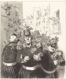 Rifolard est plus charmé que jamais..., 1848. Creator: Honore Daumier