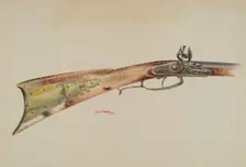 Rifle, 1938. Creator: Charles Moss