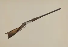 Rifle, c. 1936. Creator: Natalie Simon