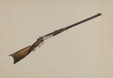 Rifle, c. 1936. Creator: Natalie Simon