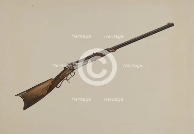 Rifle, c. 1936. Creator: Natalie Simon.