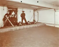 Rifle shooting lesson, Jews Free School, Stepney, London, 1908