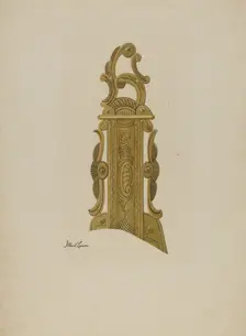 Rifle Patchbox, 1935/1942. Creator: Albert J. Levone