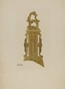 Rifle Patchbox, 1935/1942. Creator: Albert J. Levone