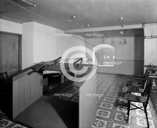 Rifle range at the AA offices, London, 1914. Artist: Bedford Lemere and Company