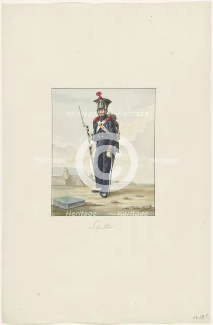 Rifleman, 1830-1831.  Creator: Anon.