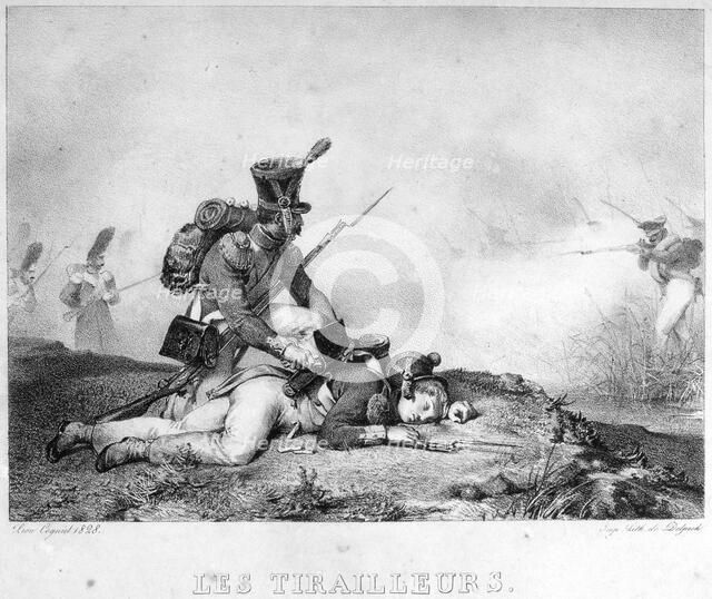 'Riflemen', 19th century. Artist: Unknown