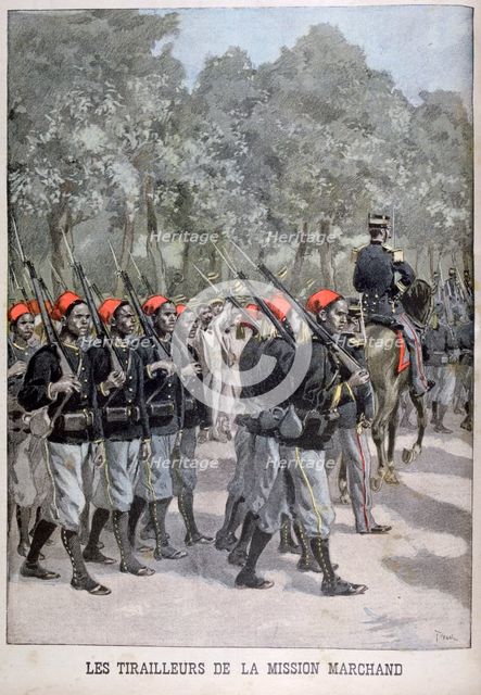 Riflemen, France, 1899. Artist: Oswaldo Tofani