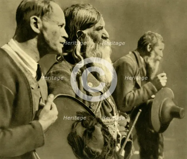 Riflemen praying, Tyrol, Austria, c1935. Creator: Unknown.