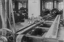 Rifling Big Guns, Watervliet, between c1910 and c1915. Creator: Bain News Service
