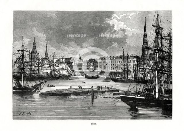 Riga, Latvia, 1879. Artist: Unknown