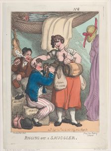 Rigging Out a Smuggler, September 25, 1810., September 25, 1810. Creator: Thomas Rowlandson