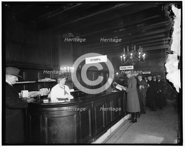 Riggs Bldg. Post Office, between 1910 and 1920. Creator: Harris & Ewing.