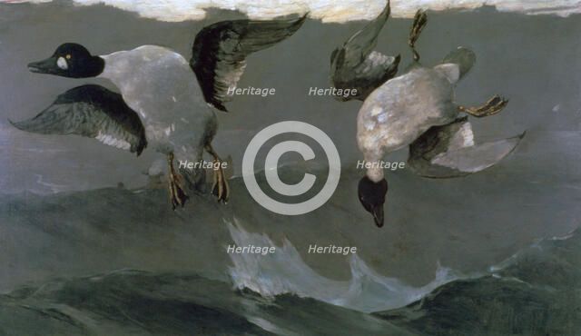 'Right and Left', 1909. Artist: Winslow Homer