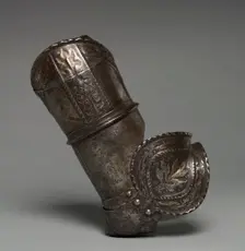 Right Arm Elements from a Boy's Armor (Rerebrace with Couter), c. 1560 (some modern). Creator: Unknown