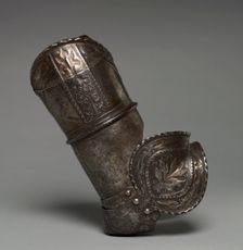 Right Arm Elements from a Boy's Armor (Rerebrace with Couter), c. 1560 (some modern). Creator: Unknown